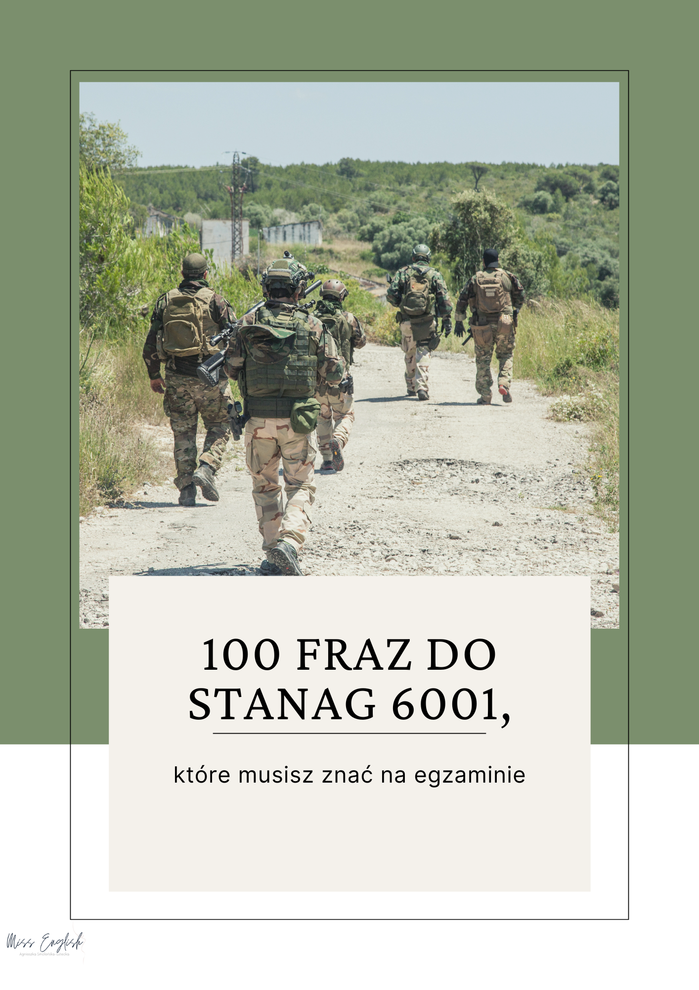 100 FRAZ DO STANAG 6001 - Speaking & Writing (poziomy 1–3)